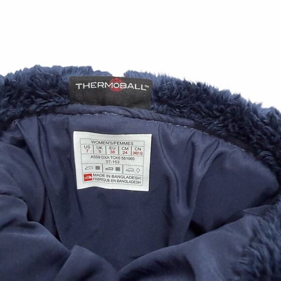 North Face Womens Amore II Radiance Winter Boots US 7 EU 28 Purple/Cosmic Blue - Picture 10 of 11